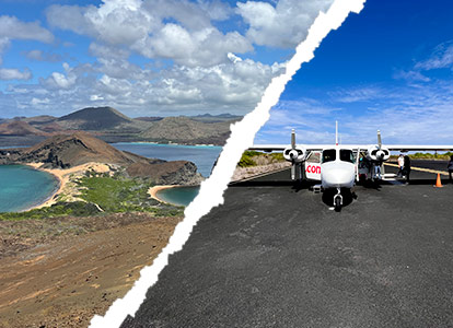 Isla bartolome y vuelos interislas.